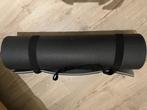Yogamat zwart grijs met draaglussen, Sport en Fitness, Yoga en Pilates, Ophalen, Gebruikt, Yogamat