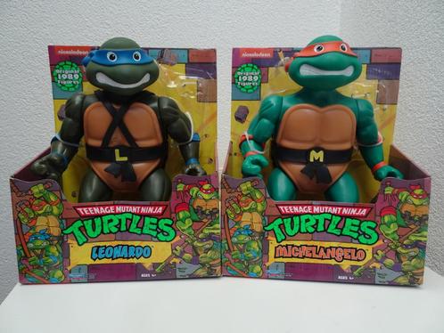 TMNT Giant Leonardo & Michelangelo Teenage Ninja Turtles, Verzamelen, Poppetjes en Figuurtjes, Nieuw, Ophalen of Verzenden