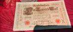 Bankbiljet van 1000 mark te koop jaar 1910., Ophalen