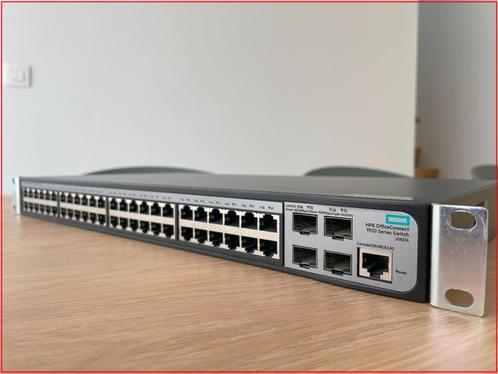 HPE OfficeConnect 1920 48-port switch, Informatique & Logiciels, Commutateurs réseau, Comme neuf, Enlèvement ou Envoi