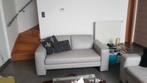 2 canapes en cuir gris perle, Ophalen, Gebruikt, Leer