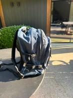 Blauwe eastpak 38 liter met leren onderkant, Ophalen, Zo goed als nieuw, Eastpak