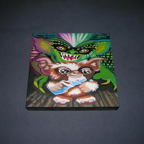 Schilderij THE GREMLINS, Huis en Inrichting, Woonaccessoires | Schilderijen, Tekeningen en Foto's, Nieuw, Schilderij, Minder dan 50 cm