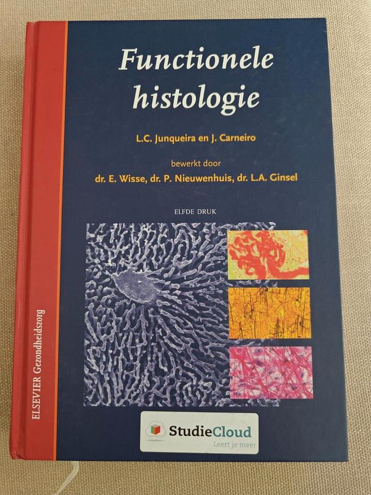 L.C. Junqueira - Functionele histologie, Boeken, Wetenschap, Gelezen, Ophalen of Verzenden