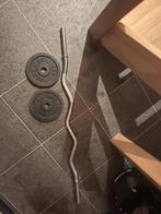 Barre Ez musculation + 10kg, Sports & Fitness, Équipement de fitness, Enlèvement ou Envoi, Comme neuf, Bras, Balle de fitness