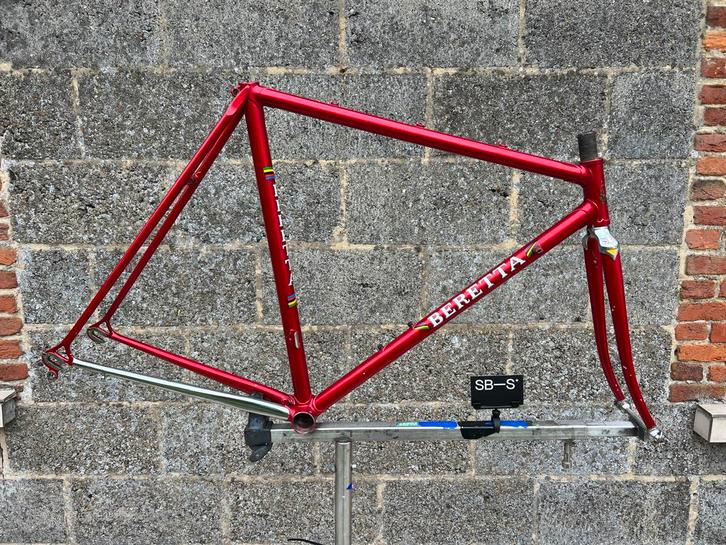 Beretta Tijdrit Frameset Prologo, Fietsen en Brommers, Fietsen | Oldtimers, Ophalen of Verzenden