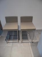 keukenkruk - barkruk, Ophalen, Gebruikt, 60 tot 90 cm, Leer