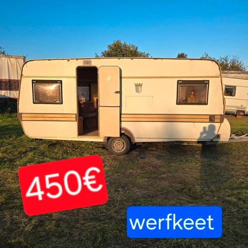 24 caravan 750kg werfkeet foodtruck pipowagen tiny house B&B, Caravans en Kamperen, Caravans, Bedrijf, Ophalen