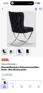 Richmond stoel, Huis en Inrichting, Stoelen, Ophalen, Zwart, Zo goed als nieuw, Vier