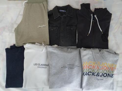 hoodies , vest , hemd en sweatshort jongen maat 176, Kinderen en Baby's, Kinderkleding | Maat 176, Zo goed als nieuw, Jongen, Trui of Vest