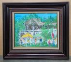 Willy BOSTEELS, op en zomers terras, Ophalen of Verzenden