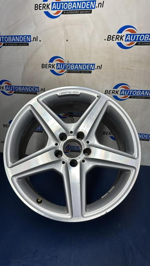 Originele Mercedes AMG set 18 Inch 5x112 66.6 ET34.5 8.5J A2, Auto-onderdelen, Banden en Velgen, Velg(en), Personenwagen, Gebruikt