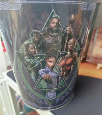 Wakanda Forever black panther popcorn emmer beschikbaar voor biedingen