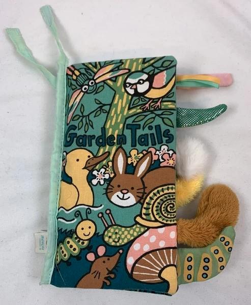 Jellycat Garden Tails Knisperboekje Voelboekje Baby boekje, Kinderen en Baby's, Speelgoed | Knuffels en Pluche, Zo goed als nieuw