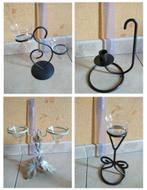 kandelaars kaarsen decoratie moederdag valentijn huwelijk, Ophalen of Verzenden, Zo goed als nieuw