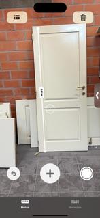 Mooie witte MASSIEF ECHT houten Binnendeuren., Gebruikt, Deuren, Ophalen