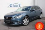 Mazda 6 2.2 CDVi Automaat/Cruise 2 JAAR garantie! (bj 2013), Auto's, Mazda, Automaat, Stof, 4 cilinders, Blauw