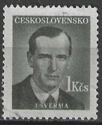 Tsjechoslowakije 1949 - Yvert 494 - Jan Sverma (ST) beschikbaar voor biedingen