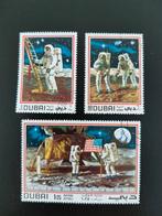 Dubai 1969, ruimtevaart, Apollo 11, eerste maanlanding, vlag, Postzegels en Munten, Ophalen of Verzenden, Gestempeld, Midden-Oosten