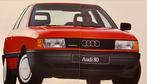 AUDI 80 Oldtimer 1986 - glossy Autofolder, Audi, Audi 80, Zo goed als nieuw, Verzenden