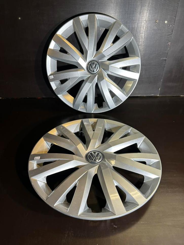 2 VW Passat Touran Caddy Golf 6.7.8 16" wieldop, Auto diversen, Wieldoppen, Zo goed als nieuw, Ophalen of Verzenden