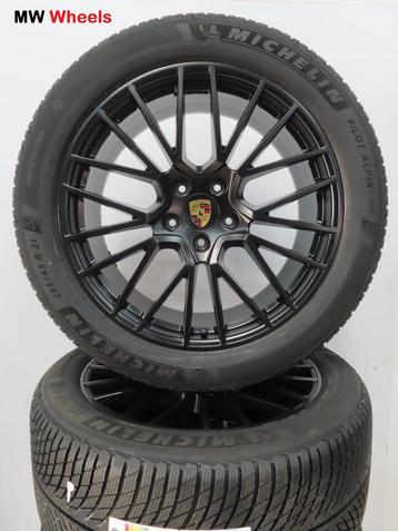 Porsche 21 inch velgen Cayenne 9Y facelift 2024 winterbanden beschikbaar voor biedingen