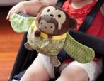 knuffel Skip Hop Activiteiten Stroller Toy monkey, Utilisé, Enlèvement ou Envoi