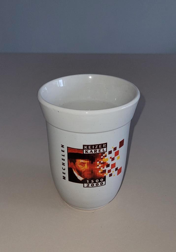 Chope à bière Keizer Karel, Collections, Marques de bière, Comme neuf, Verre ou Verres, Autres marques, Enlèvement ou Envoi