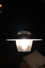 Vintage kroonluchter van glas en metaal, Gebruikt, Glas, Inconnu, Vintage