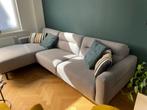 Moderne grijze hoekzetel met lounge – als nieuw, Ophalen, 250 tot 300 cm, Hoekbank, Driepersoons