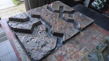 Trench board 85x69x3cm wargaming beschikbaar voor biedingen