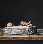 Kunsthandel Gennep -"Boomschijf Met Wilde Kastanjes", Antiek en Kunst, Ophalen of Verzenden