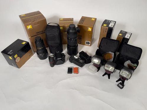 Complete NIKON D810 Uitrusting &  FANOTEC &  Metz, Audio, Tv en Foto, Fotocamera's Digitaal, Zo goed als nieuw, Spiegelreflex