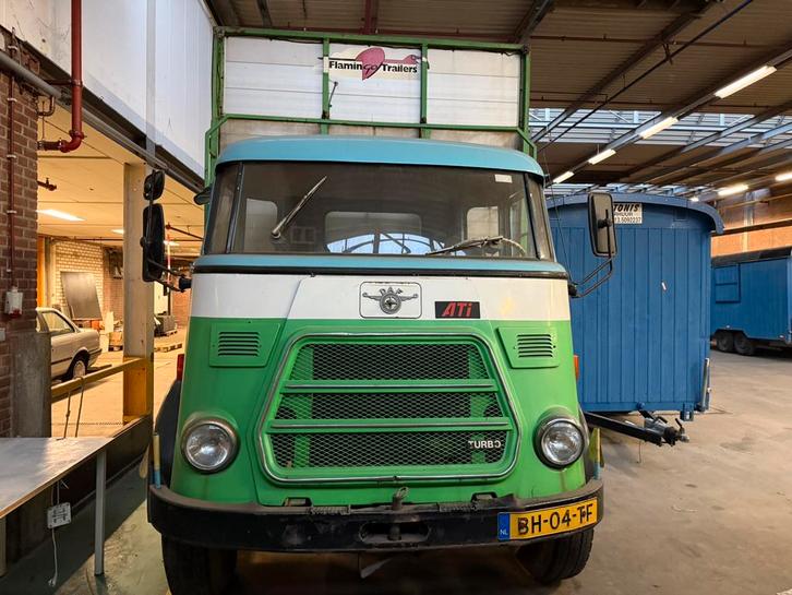 Daf A1900 Kikker oldtimer 1969, Autos, Camions, Entreprise, DAF, Diesel, Boîte manuelle, Vert, Enlèvement