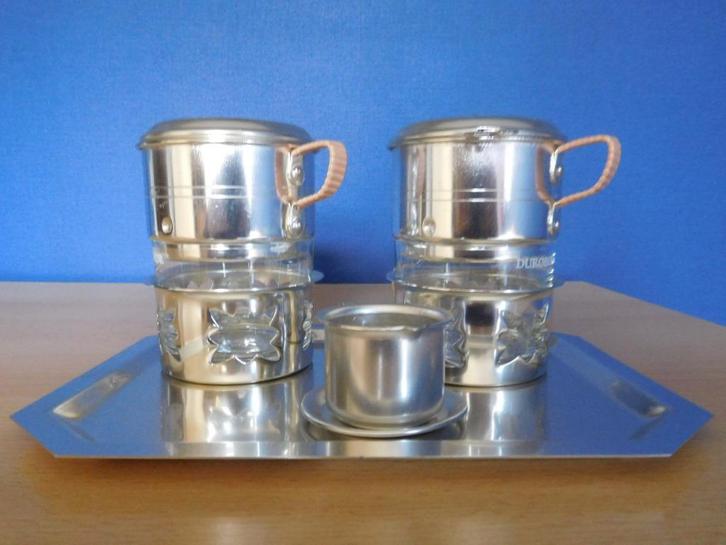 Set van 2 filterkoffiebekers, Antiek en Kunst, Antiek | Servies los, Ophalen of Verzenden