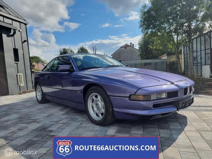 BMW 850i | 1992 | Route 66 Auctions, Auto's, Oldtimers, Bedrijf, Te koop, BMW, Benzine, Overige carrosserie, Handgeschakeld, Zwart