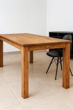 EETTAFEL  IN TEAK, Huis en Inrichting, Tafels | Eettafels, Ophalen, Gebruikt, Teakhout, 50 tot 100 cm