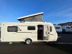 Eriba Feeling 442 lengtebedden & pop up dak, Caravans en Kamperen, Caravans, Bedrijf, 6 tot 7 meter, Eriba, 2 aparte bedden