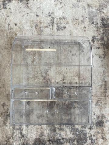 Extra grote organizer voor make-up van acryl  beschikbaar voor biedingen