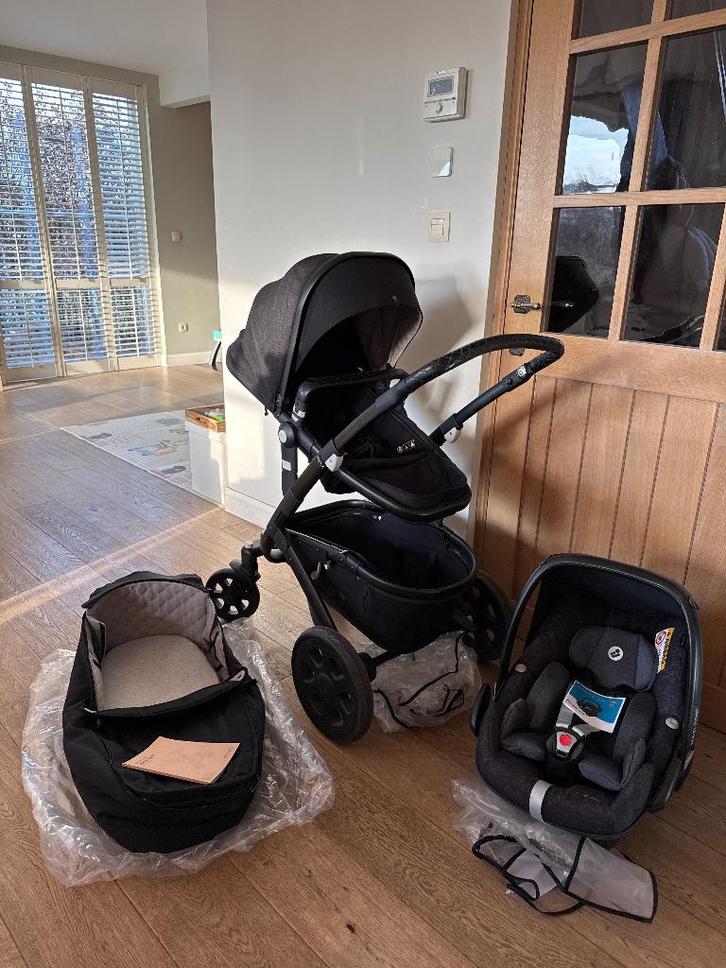 Kinderwagen 3in1 Joolz Geo² black, Kinderen en Baby's, Kinderwagens en Combinaties, Gebruikt, Kinderwagen, Overige merken, Met autostoeltje