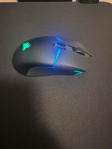 Corsair NIGHTSABRE WIRELESS RGB, Enlèvement, Comme neuf, Souris