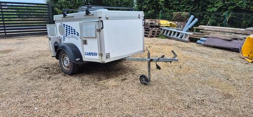 Wt metall, 3 vaks enkelas, Auto diversen, Aanhangers en Bagagewagens, Zo goed als nieuw, Ophalen