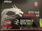 Geforce GTX960 Gaming 4GB DDR5 MSI, Informatique & Logiciels, Cartes vidéo, PCI-Express 3, Comme neuf, GDDR5, DisplayPort