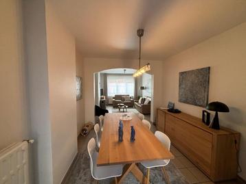 Eetkamertafel Scandinavisch design, Huis en Inrichting, Tafels | Eettafels, Ophalen, Eikenhout, 50 tot 100 cm, Zo goed als nieuw