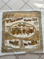 Sjaal Hermès - L'Hiver en Poste, Kleding | Dames, Mutsen, Sjaals en Handschoenen, HERMÈS, Maat 46/48 (XL) of groter, Ophalen of Verzenden
