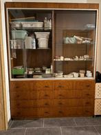 Vintage vitrinekast, Huis en Inrichting, Ophalen, 200 cm of meer, 150 tot 200 cm, Vintage
