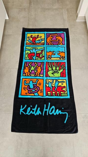 Serviette et serviette de plage vintage Keith Haring