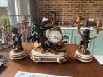 Schouw garnituur met engel., Antiek en Kunst, Ophalen