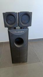 Warfefdale Dub-bass+ 2x sateleliet speakers, Comme neuf, Autres marques, Enlèvement ou Envoi, Subwoofer