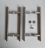 Deurgreep inox (30 cm), Ophalen of Verzenden, Gebruikt, Inox, Klink of Kruk